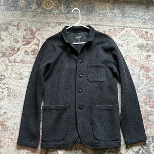 Grayers charcoal wool blazer jacket